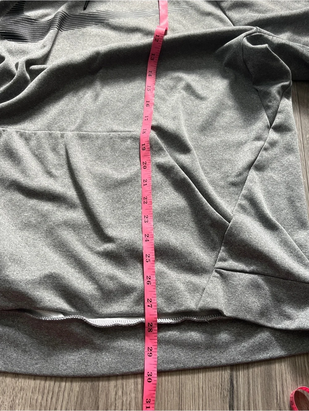 Nike Therma-Fit Mens Gray Hooded Pullover Sweatshirt Hoodie Size Large